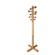Solid pine coat rack, 1980