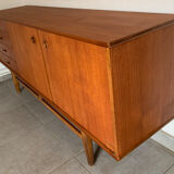 Vintage Scandinavian enfilade from the 60s in teak