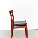 Hans J. Wegner Dining Chair W2 for CM Madsen I Set of Three