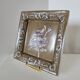 Empty ceramic square pocket after the design of Anne Froget for Jardin d'Ulysse