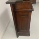 20th century solid oak restaurant cutlery trolley