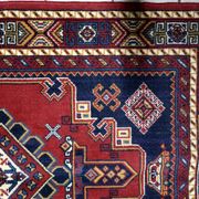 Vintage European Persian-style Shiraz rug 100 cm x 142 cm 1950s - 1C1232