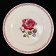 8 flat plates badonviller rose red