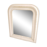 Mirror Louis Philippe white chalky 43x52cm