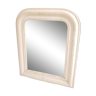 Miroir Louis Philippe blanc crayeux 43x52cm