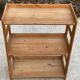 3-Tier Solid Wood Shelf