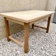Stripped and extendable farm table
