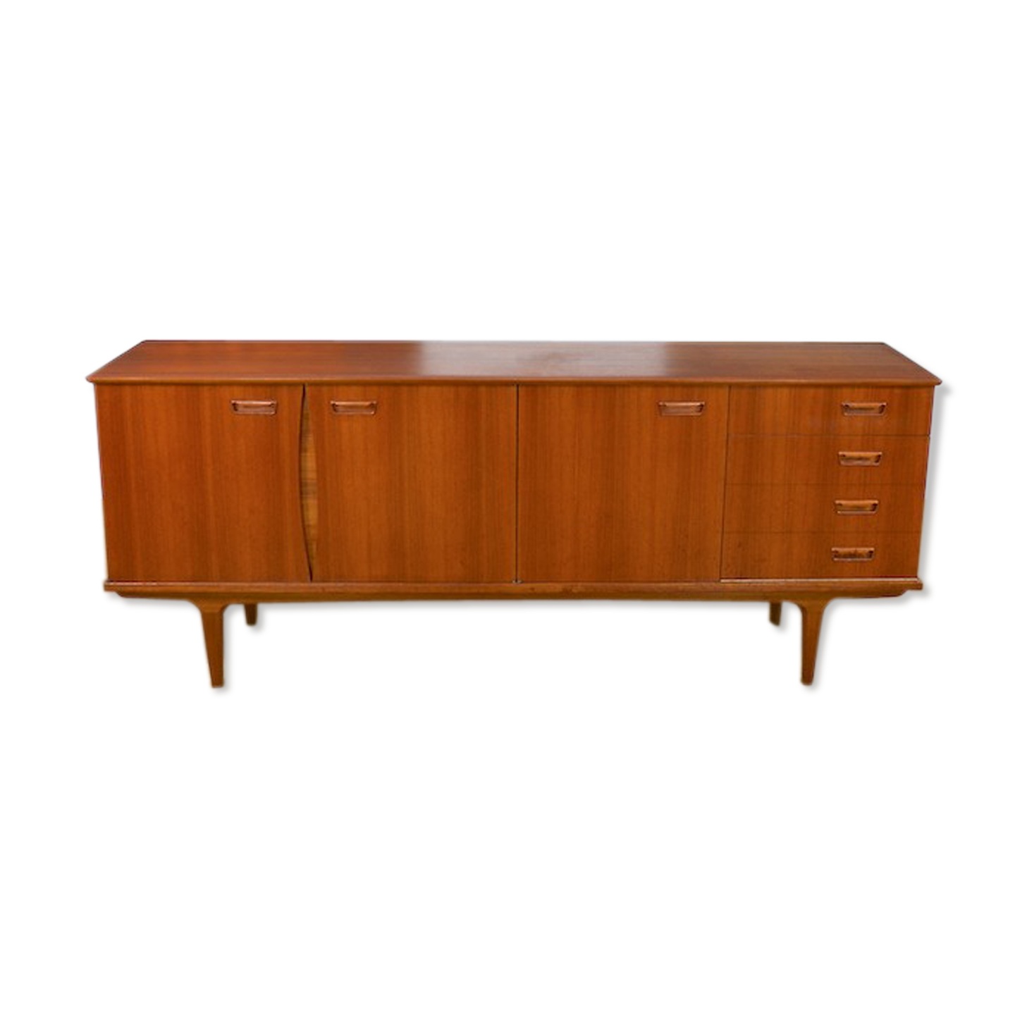 Scandinavian sideboard in vintage teak 1960