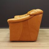 Ensemble de salon cognac, design danois, années 1970, fabricant : Skalma Møbelfab