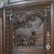 Antique Dutch carved placard, circa 1860.