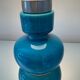 Vintage lamp of the 70s in ceramic and opaline