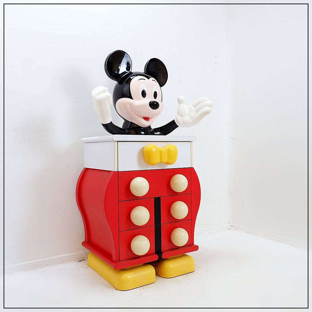 "Mickey Mouse Commode" by Pierre Colleu for Starform, France 1980s