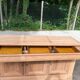 Louis Philippe vintage renovated sideboard in cherry wood.