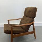 FD-164 Army Chair with Footstool by Arne Vodder for Cado, Set of 2