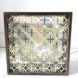 Paire d'appliques cadre en bois, Odreco
