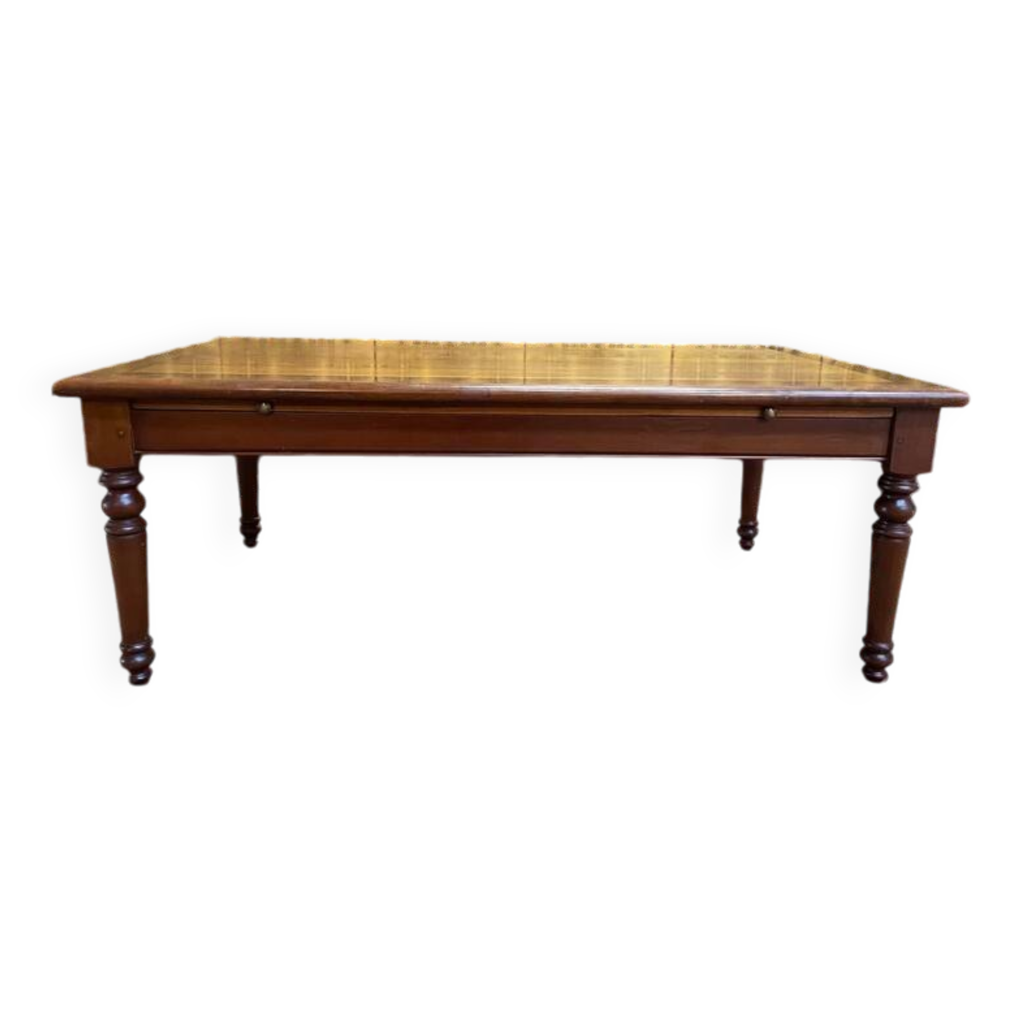 Louis Philippe style cherry wood coffee table