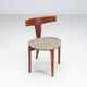 Erik Andersen & Palle Pedersen T-chair model 68 in teak Randers Denmark 1960