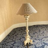 Patinated lamp foot
