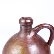 Old enamelled stoneware jug