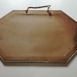 Old copper wood mirror 30x45cm