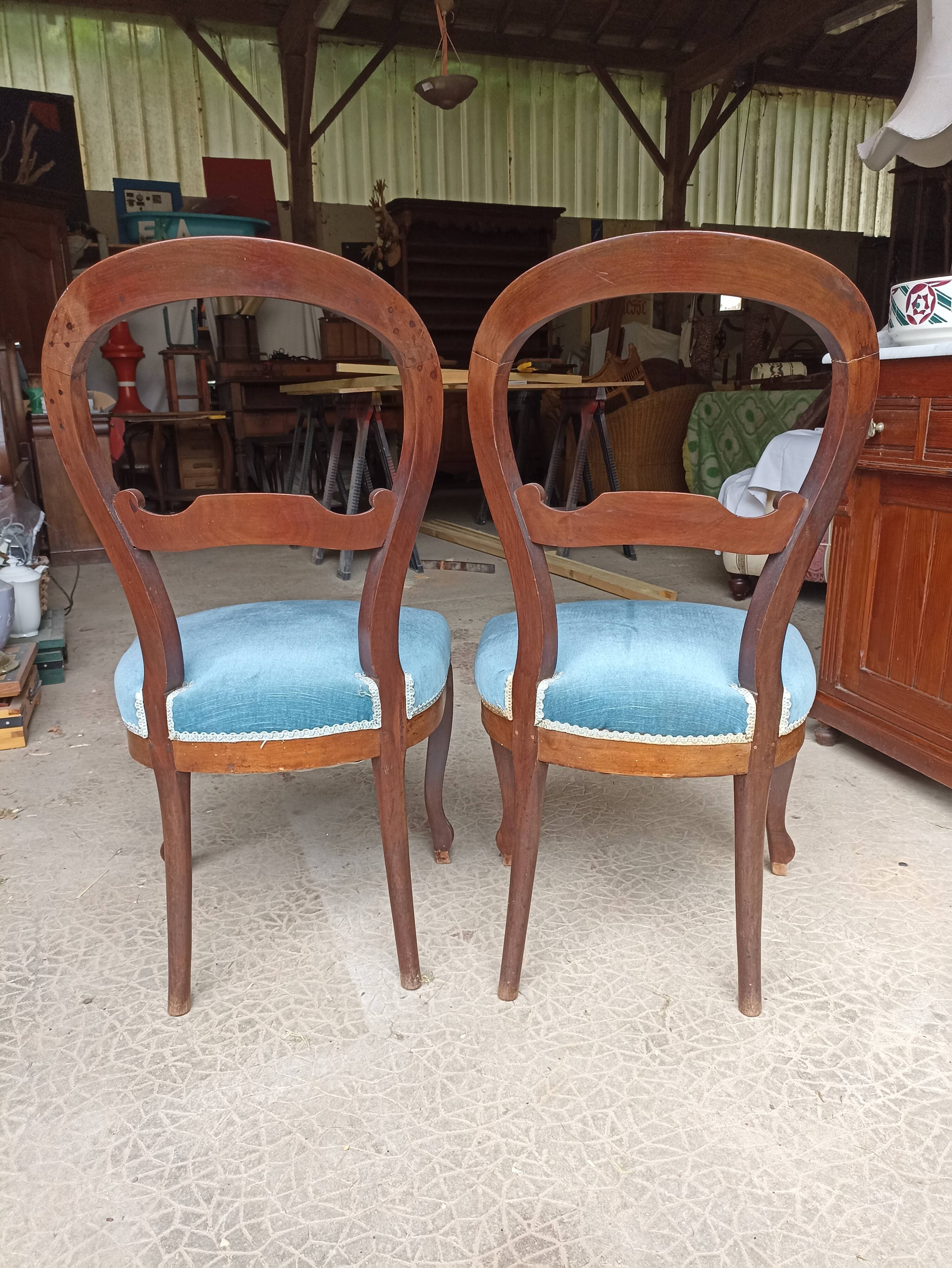 Pair of Louis Philippe chairs