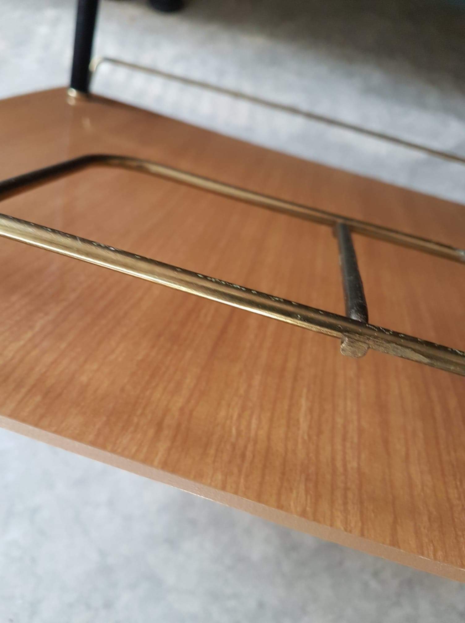 Vintage serving table