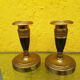 Bougeoirs style Directoire en bronze