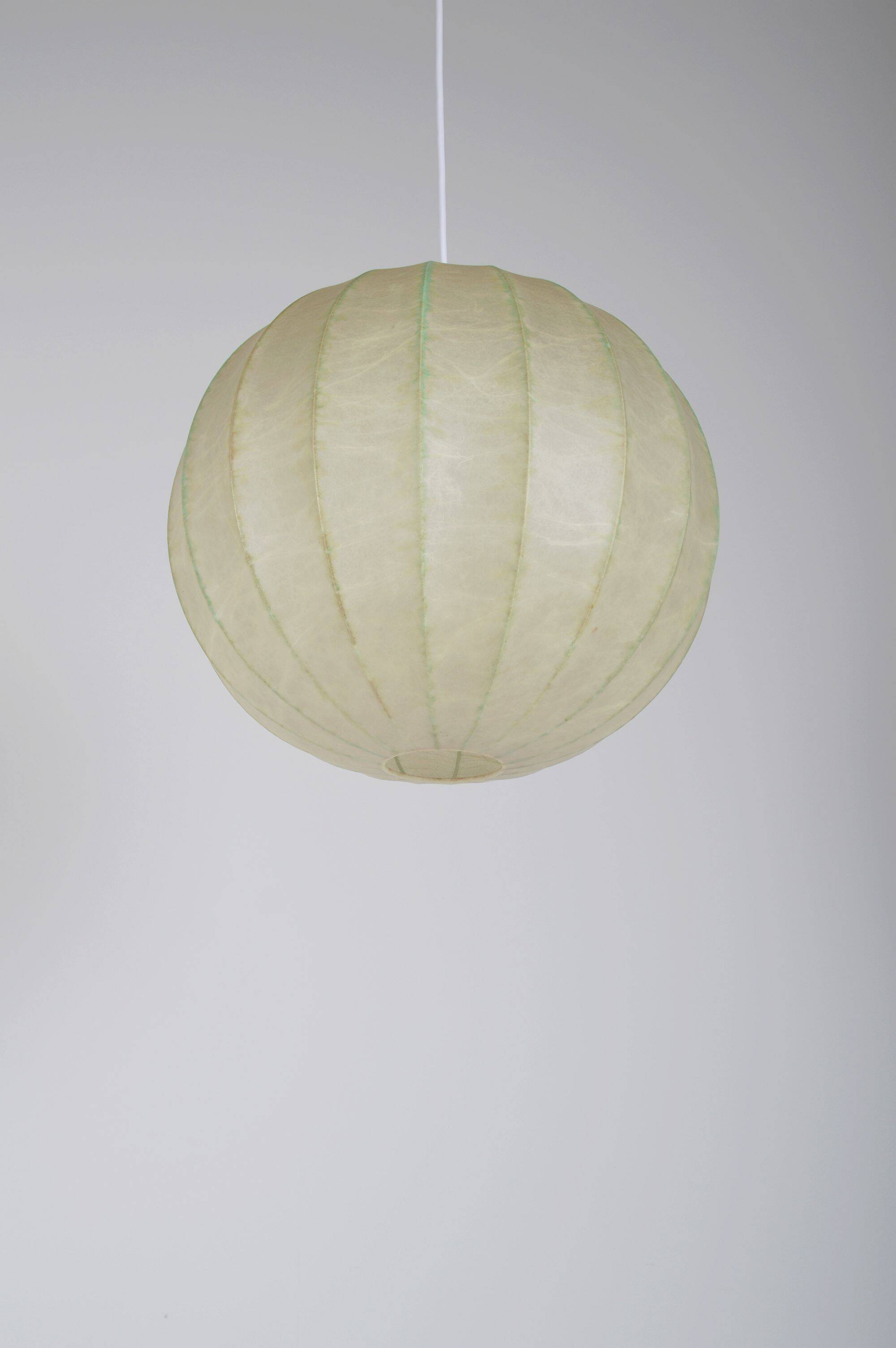 Vintage cocoon pendant lamp by Goldkant Leuchten, 1960s