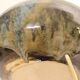 Vintage glazed ceramic lamp