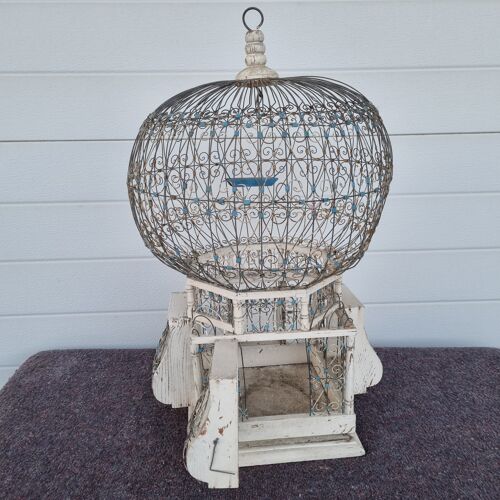 Cage à oiseaux années 60