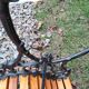 Old garden bench with vintage cast iron legs xxeme
