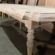 Grande table  en bois brut