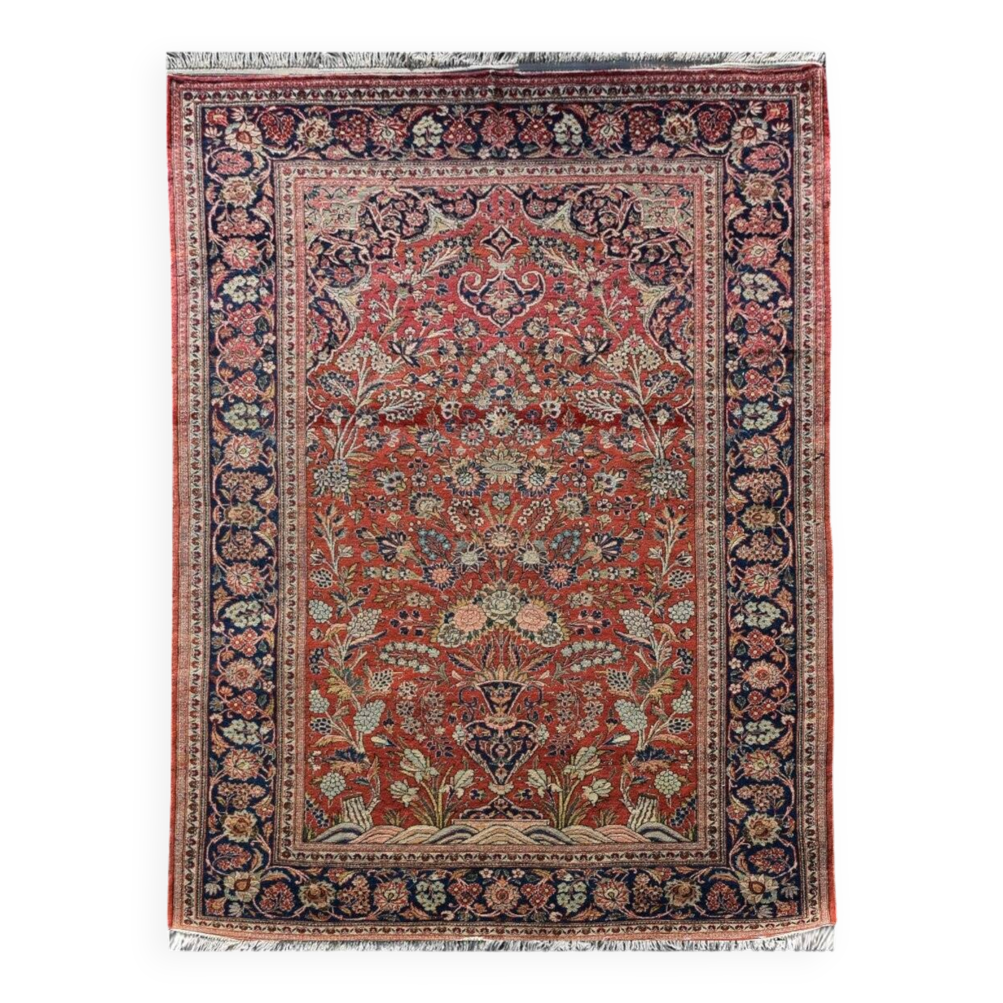 Persian Oriental rug Iran Kashan - Size: 1.30 x 2.05 metres