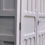 Antique Parisian paneled wardrobe, 1940