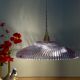 Vintage purple glass pendant light - tableware collection -