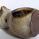 Candlestick "nice" ceramic potter vintage enamelled sandstone
