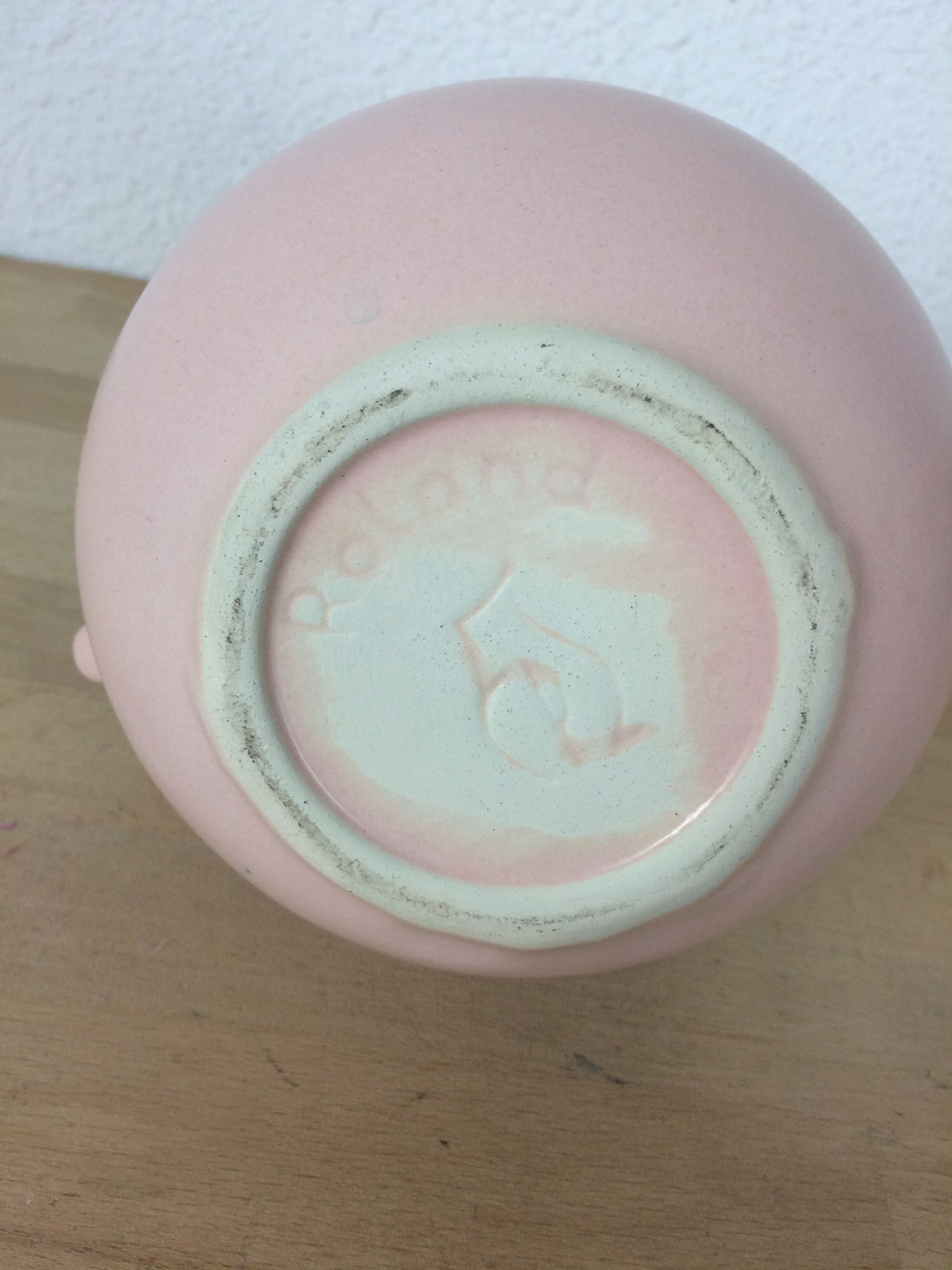 Vase shaped pitcher pink "Roland"