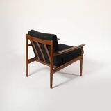 Fauteuil lounge d'Arne Vodder pour Glostrup, Danemark, années 1960