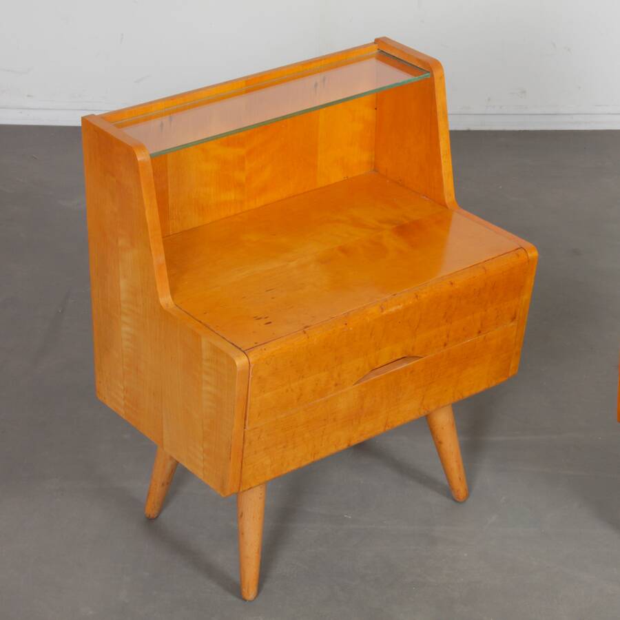 Pair of vintage bedside tables dating from the 1960s