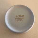 Mustard porcelain and gold metal