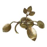 French Art Nouveau Jewelry Box Ashtray Bronze Pear 1920s