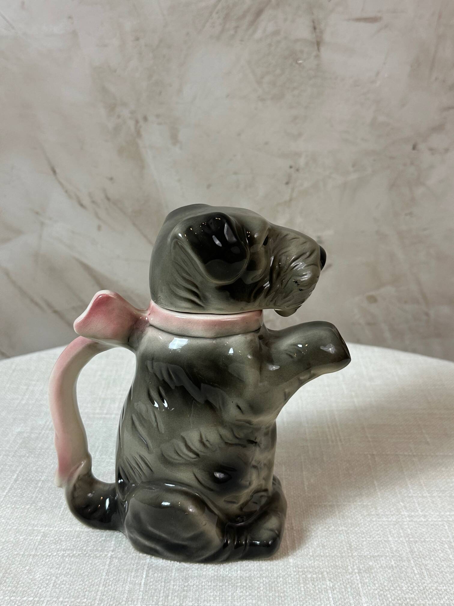 Porcelain Dog Teapot