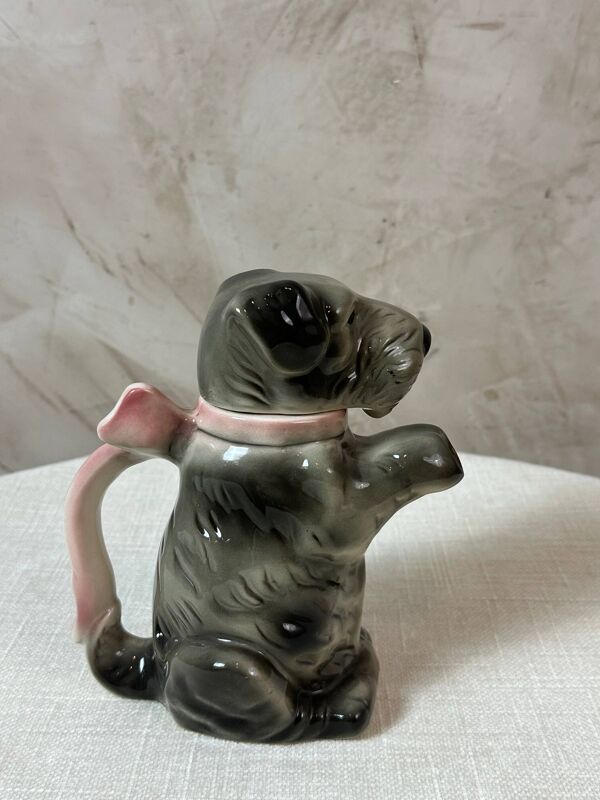 Théière Chien porcelaine