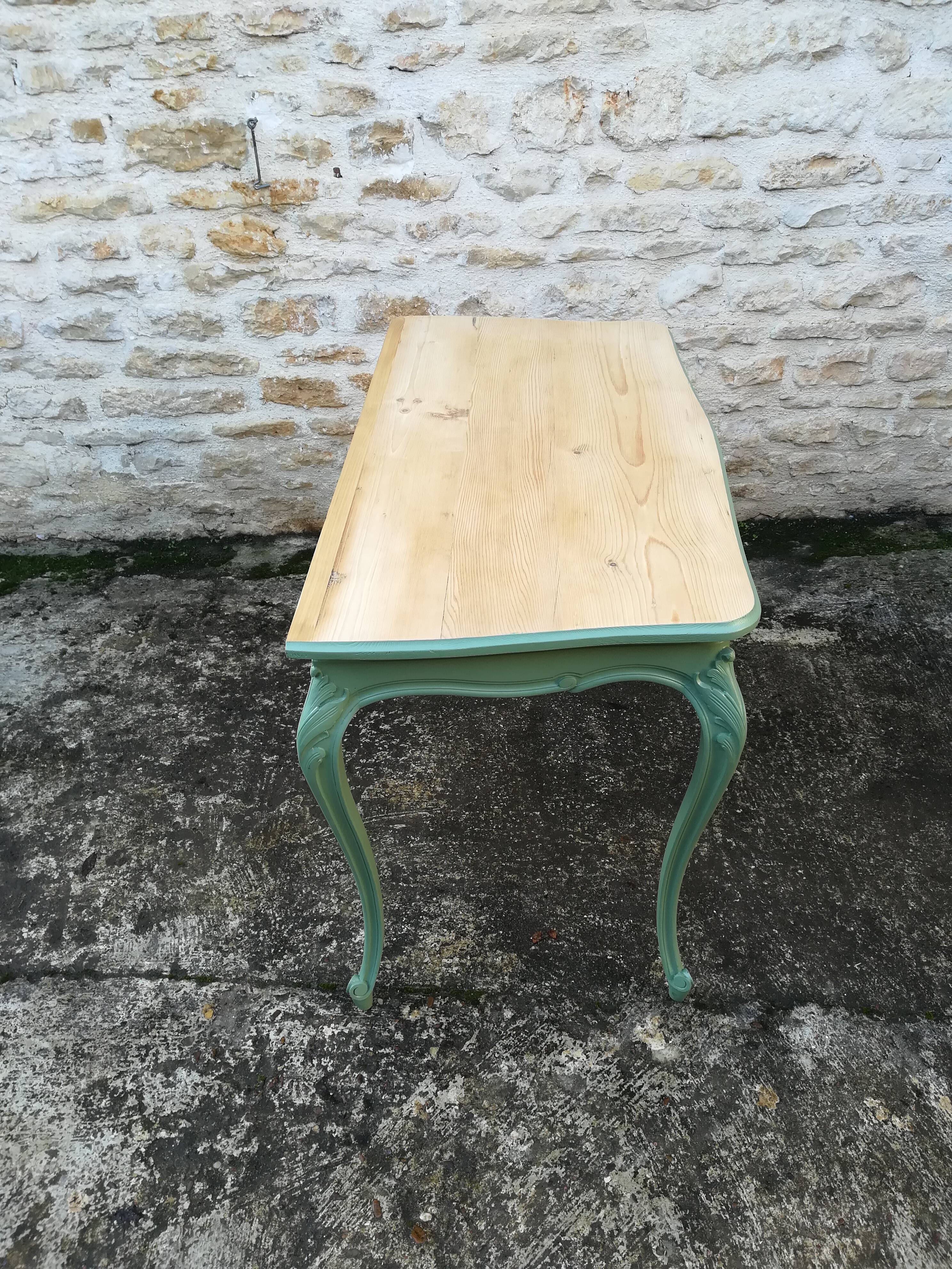 Louis XV style curved desk