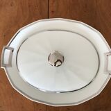 6 soup plates and tureens in Limoges porcelain