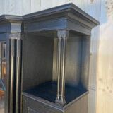 Display cabinet - Napoleon III / English cabinet in blackened wood