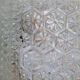 Wall lamp square ceiling lamp in minimalist glass 1970 1980 seventies eighties luminaire