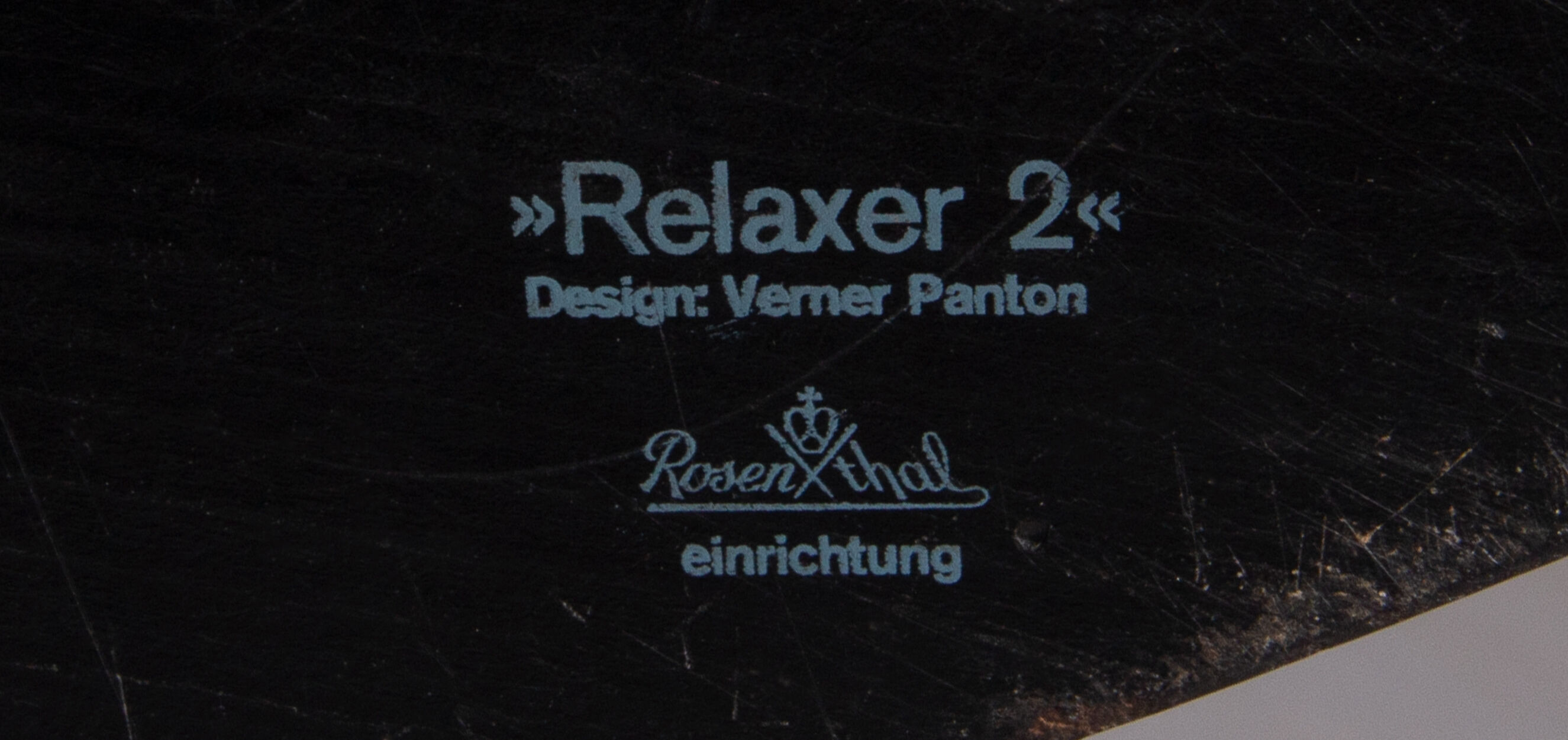 Verner Panton rocking chair produced by Rosenthal