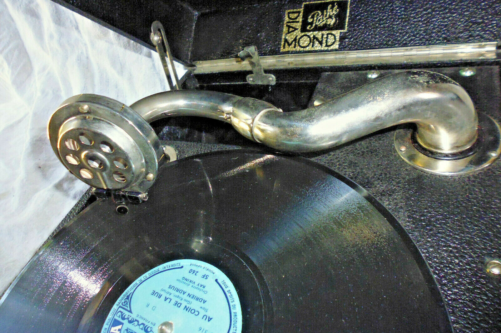 Pathé Diamond Gramophone Phonograph Case