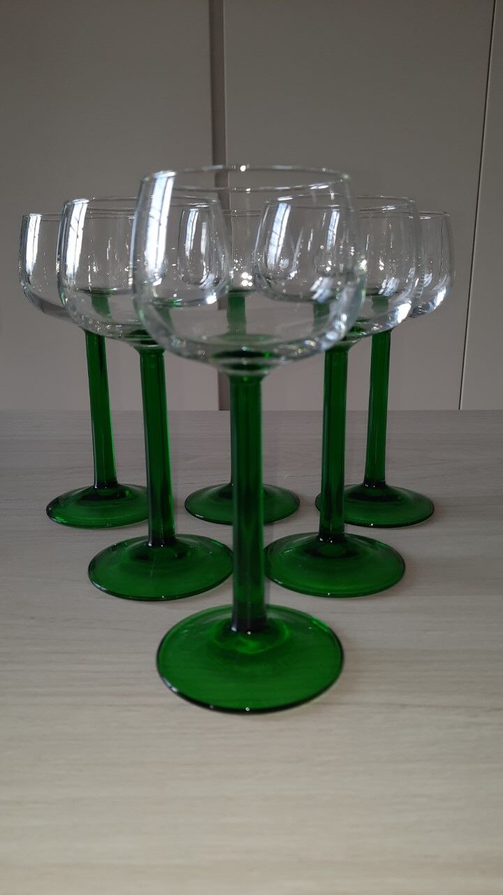Verres à vin d'Alsace